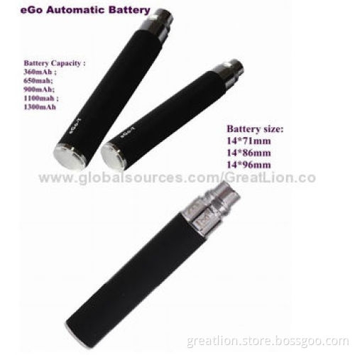 eGo Automatic E-cigarette Batteries with LED Battery Power Display